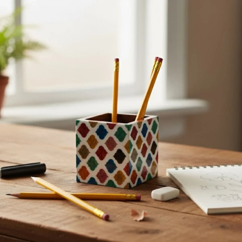 Support à stylo en résine