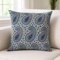 Housse de coussin en coton Paisley