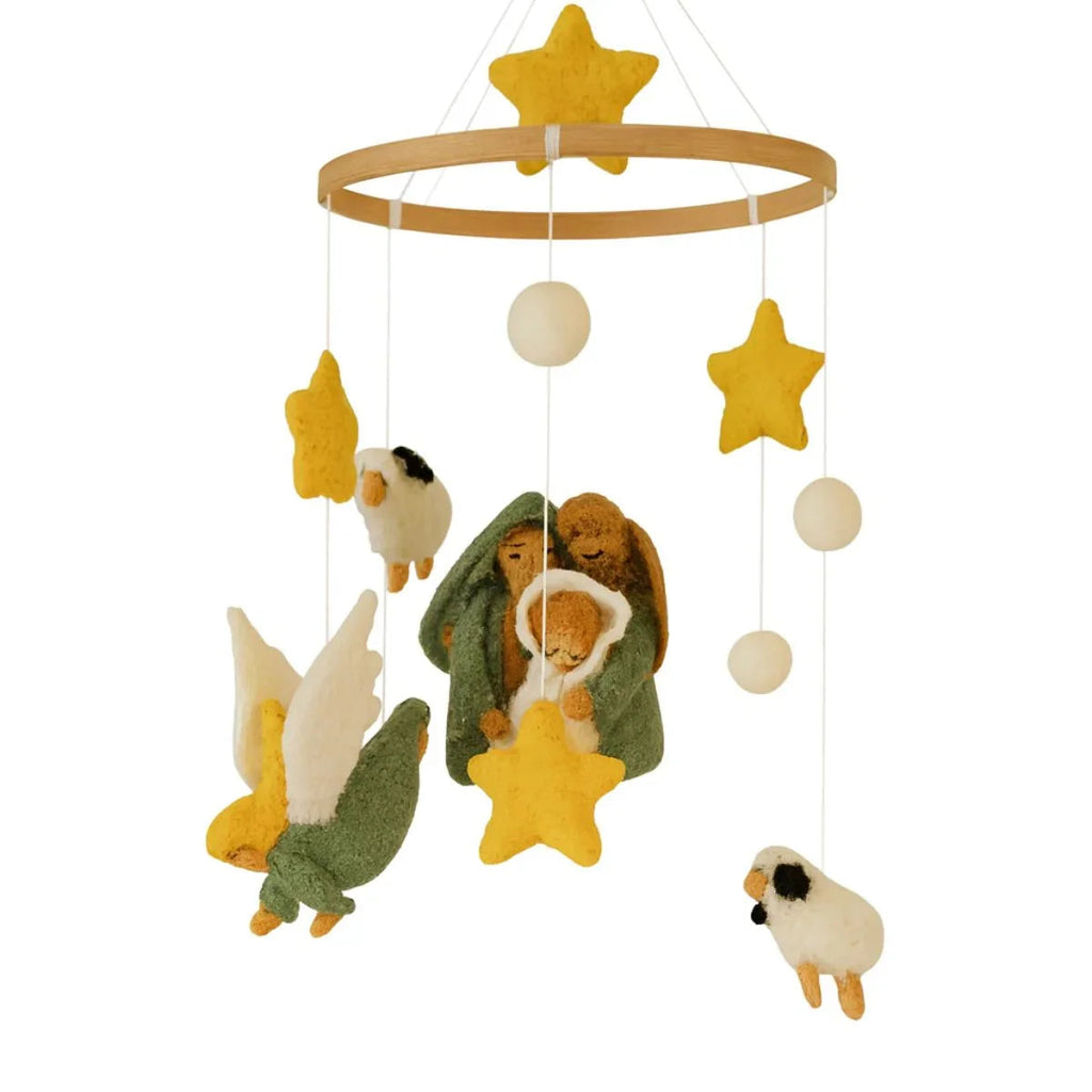 Crèche mobile en feutre