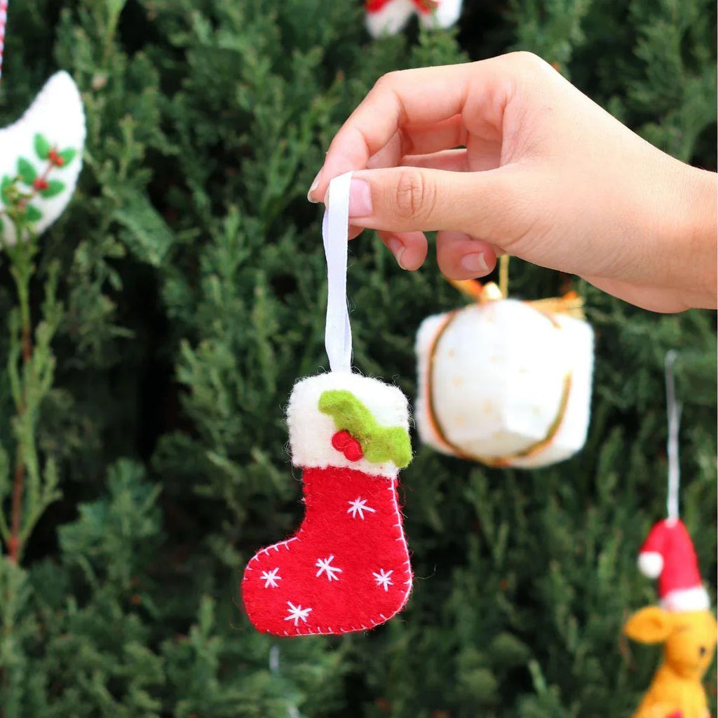 Ornement de Chaussette de Noël