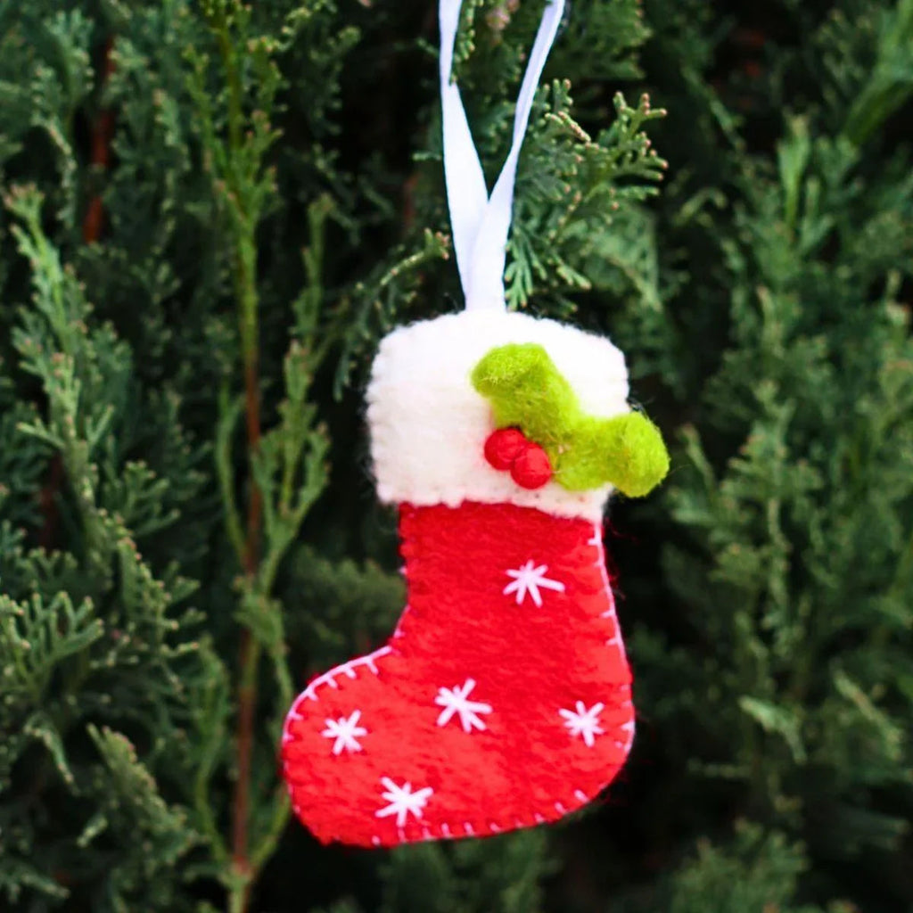 Ornement de Chaussette de Noël