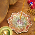 Porte-encens Mandala Arc-en-ciel